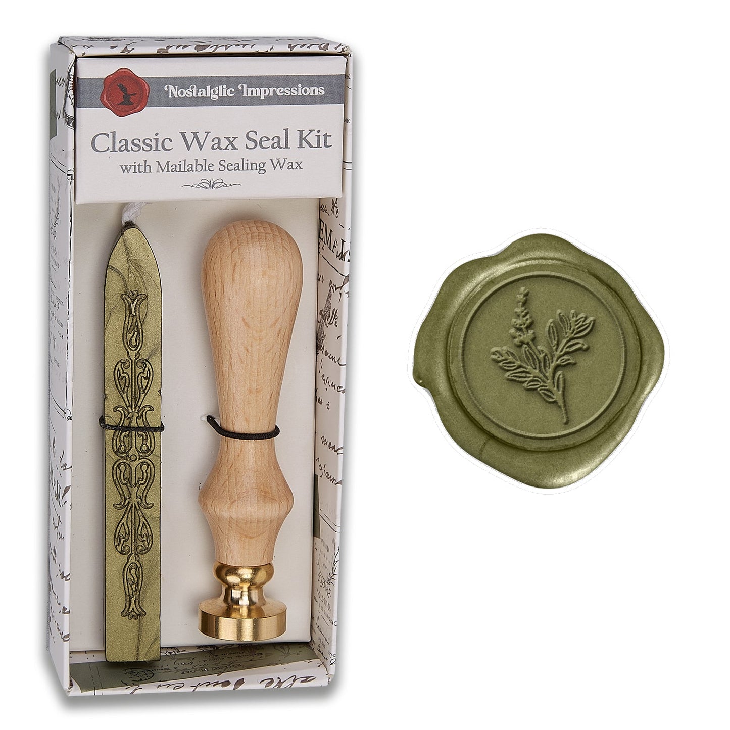 Nature-Inspired Wood Handle Wax Seal Kits