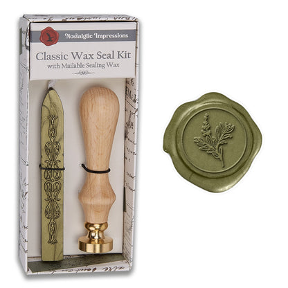 Nature-Inspired Wood Handle Wax Seal Kits