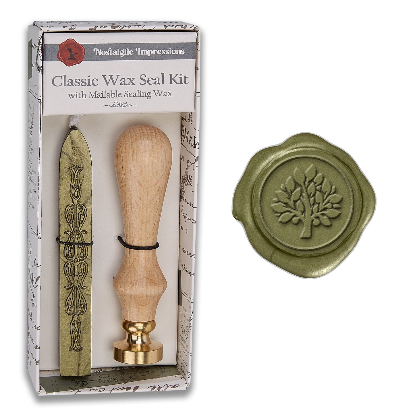 Nature-Inspired Wood Handle Wax Seal Kits