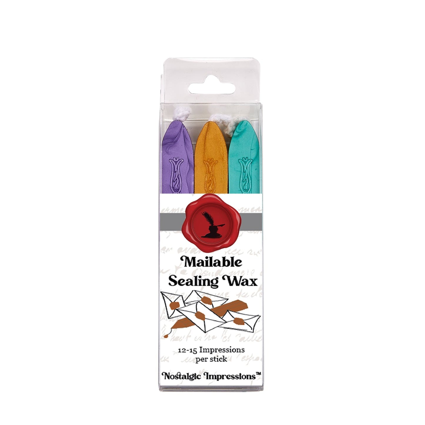 Flexible Letter Sealing Wax - Popular Color Tri-Packs