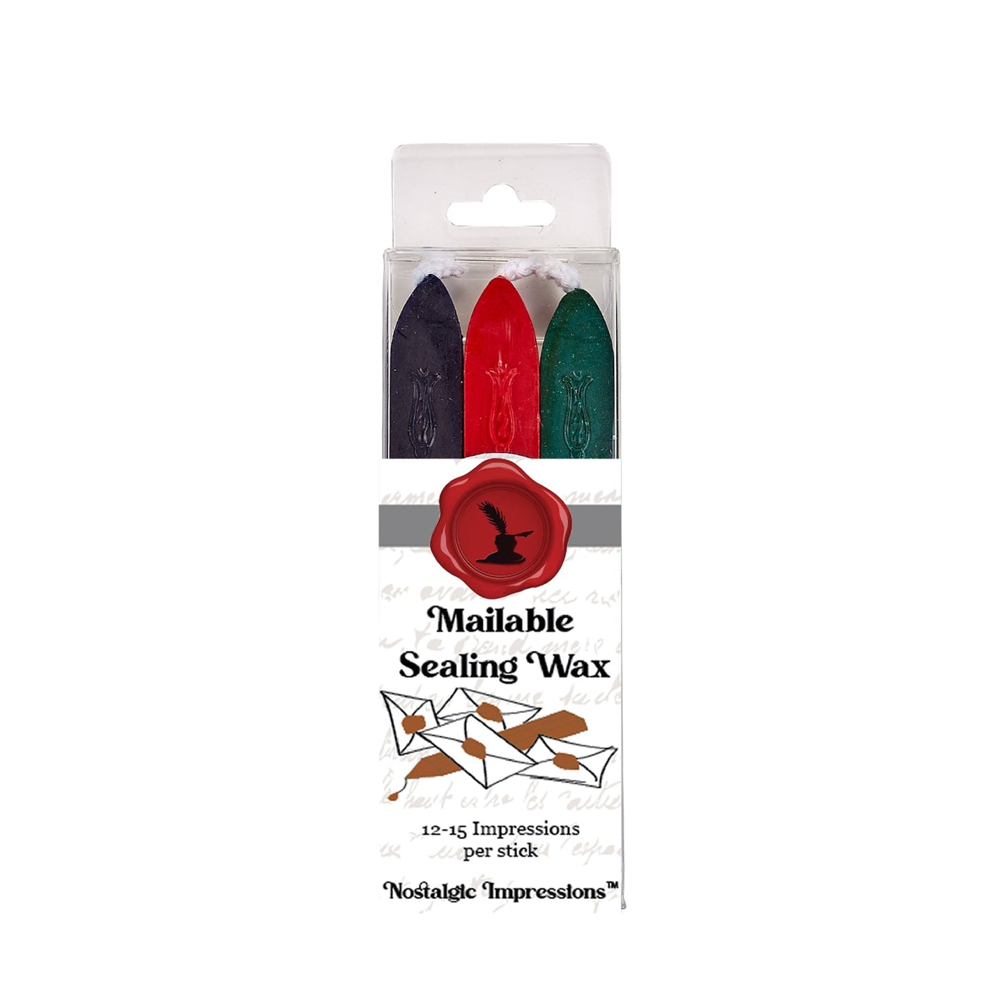 Flexible Letter Sealing Wax - Popular Color Tri-Packs