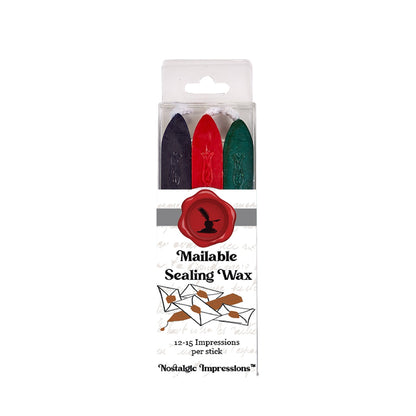 Flexible Letter Sealing Wax - Popular Color Tri-Packs