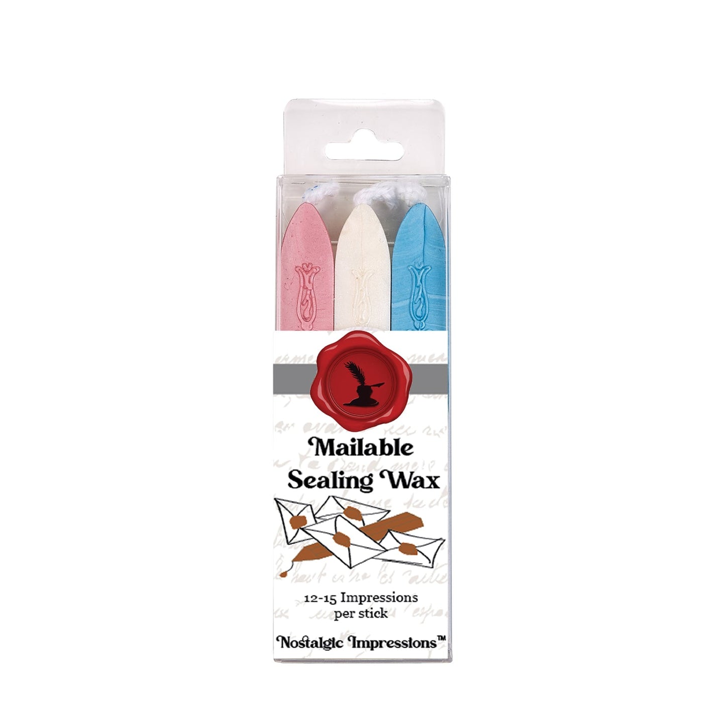 Flexible Letter Sealing Wax - Popular Color Tri-Packs