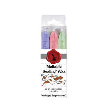 Flexible Letter Sealing Wax - Popular Color Tri-Packs