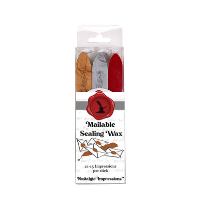Flexible Letter Sealing Wax - Popular Color Tri-Packs