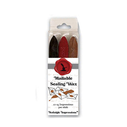Flexible Letter Sealing Wax - Popular Color Tri-Packs