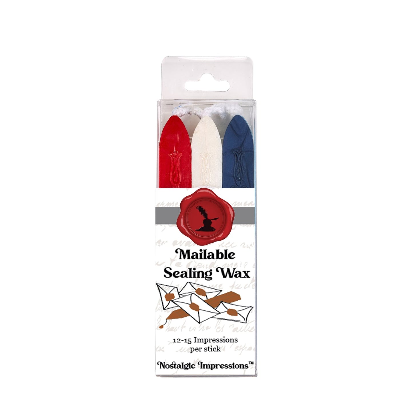 Flexible Letter Sealing Wax - Popular Color Tri-Packs