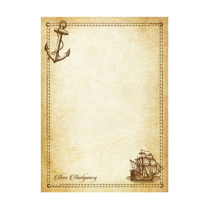 Parchment Stationery Vintage Design Boxed Gift Set -20/10 with Personalization option