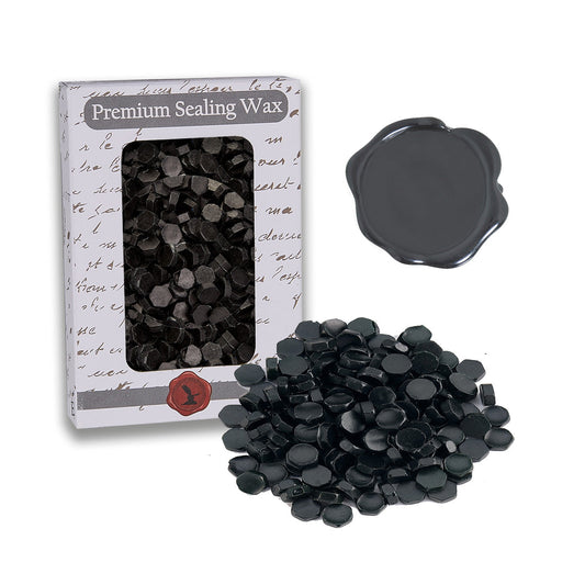 Black Premium Sealing Wax Beads 2 oz. PK