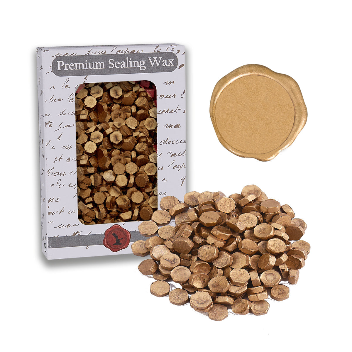 Classic Gold Premium Sealing Wax Beads 2 oz. PK