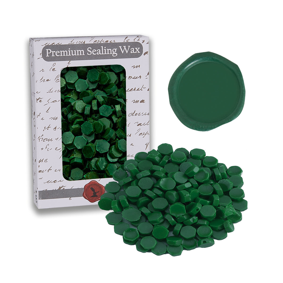 Forest Green Premium Sealing Wax Beads 2 oz. PK