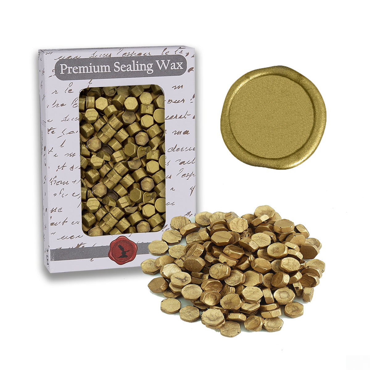 Antique Gold Premium Sealing Wax Beads 2 oz. PK