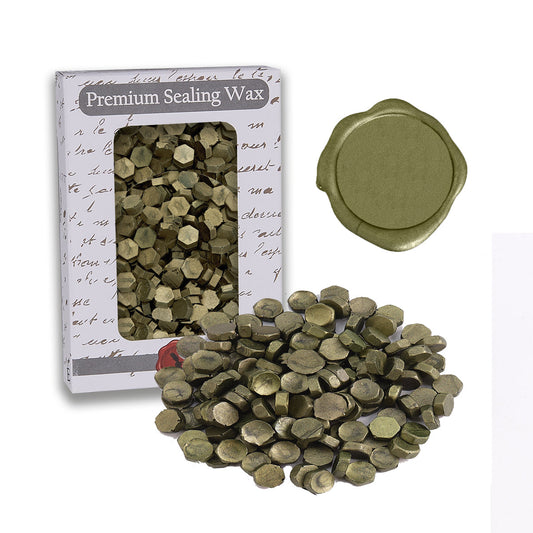 Moss Green Premium Sealing Wax Beads 2 oz. PK