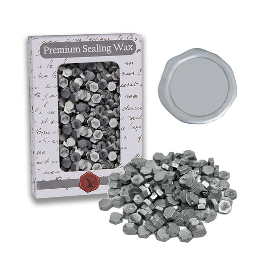 Metallic Silver Premium Sealing Wax Beads 2 oz. PK