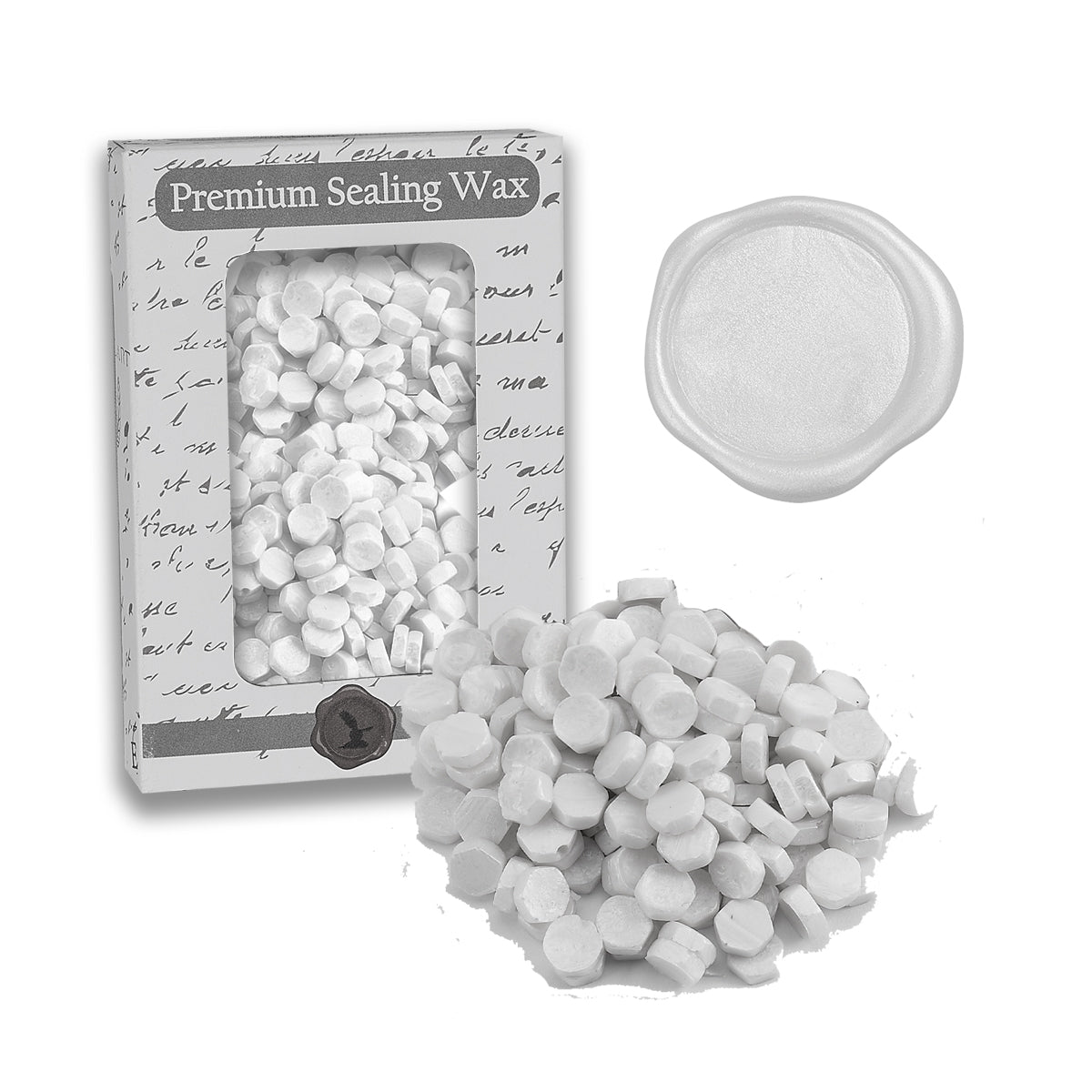 White Pearl Premium Sealing Wax Beads 2 oz. PK
