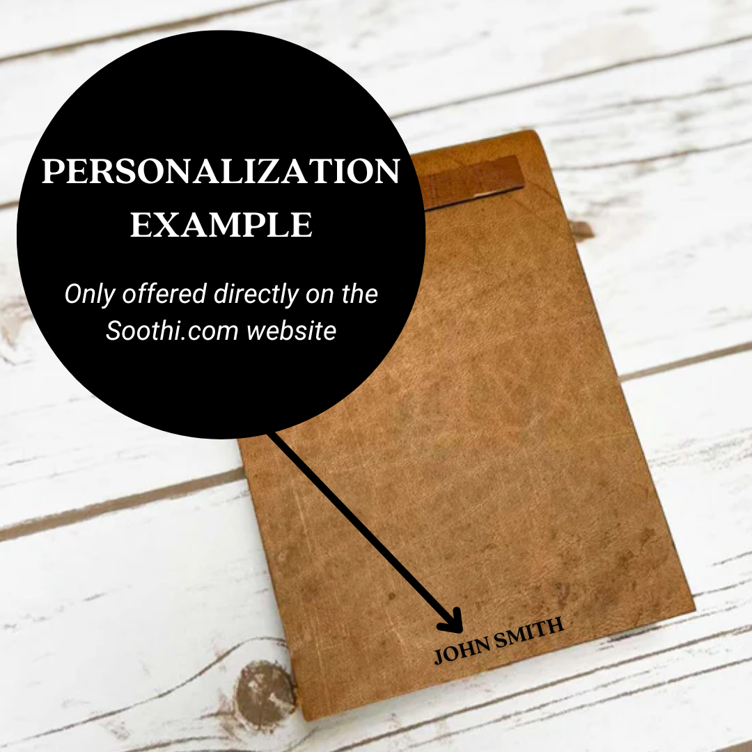 Eco-Friendly Refillable Leather Notepads