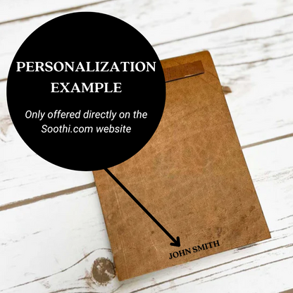 Eco-Friendly Refillable Leather Notepads