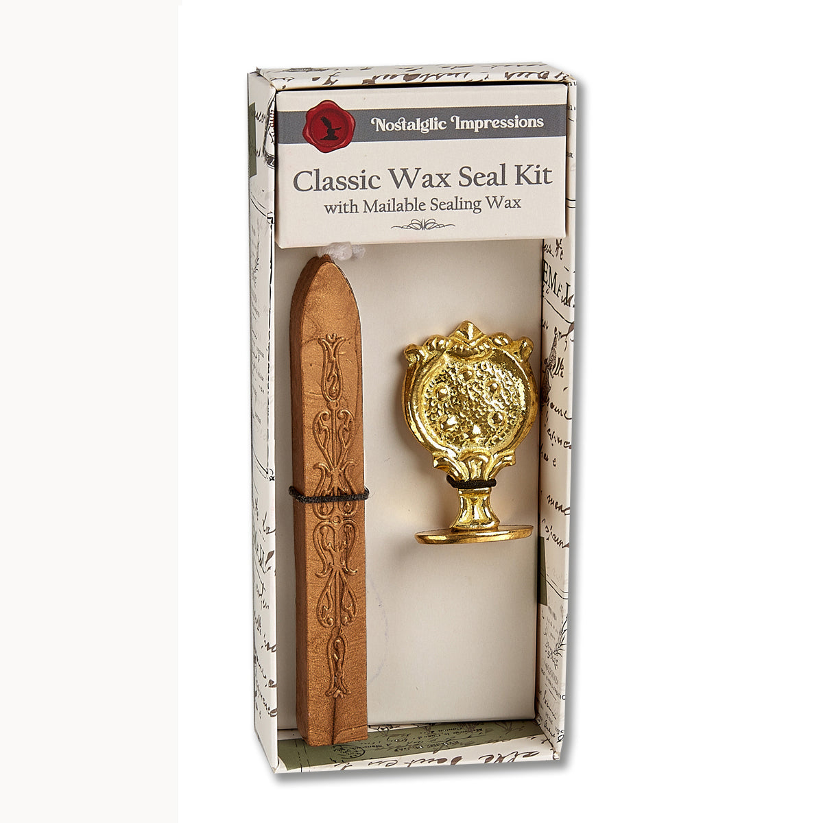 Pineapple Wax Seal Stamp – Vintage-Style Oval Florentine Brass Stamp with Attached Handle