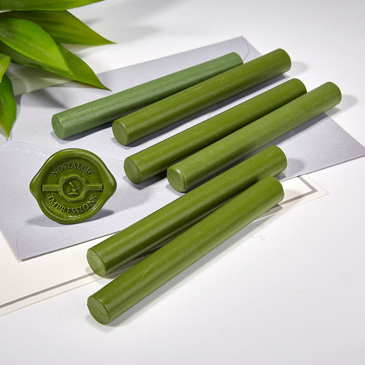 Olive Green Glue Gun Sealing Wax -Pack of 6