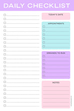 Daily To-Do Pastel Notepad
