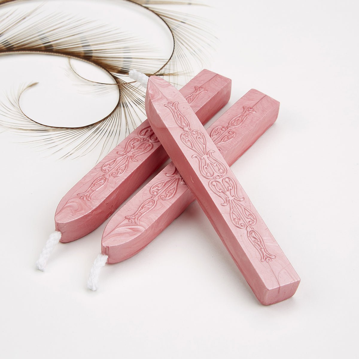 Pink Pearl Flexible Premium Sealing Wax-Pack of 3 sticks