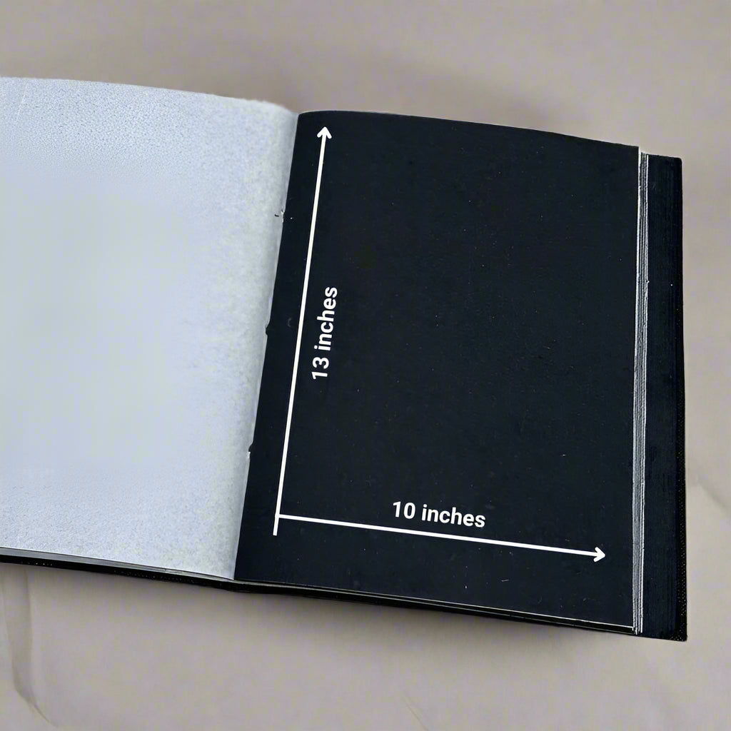 Mystic Tarot: 10x13 Leather Journal