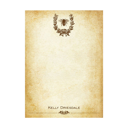 Parchment Stationery Vintage Design Boxed Gift Set -20/10 with Personalization option
