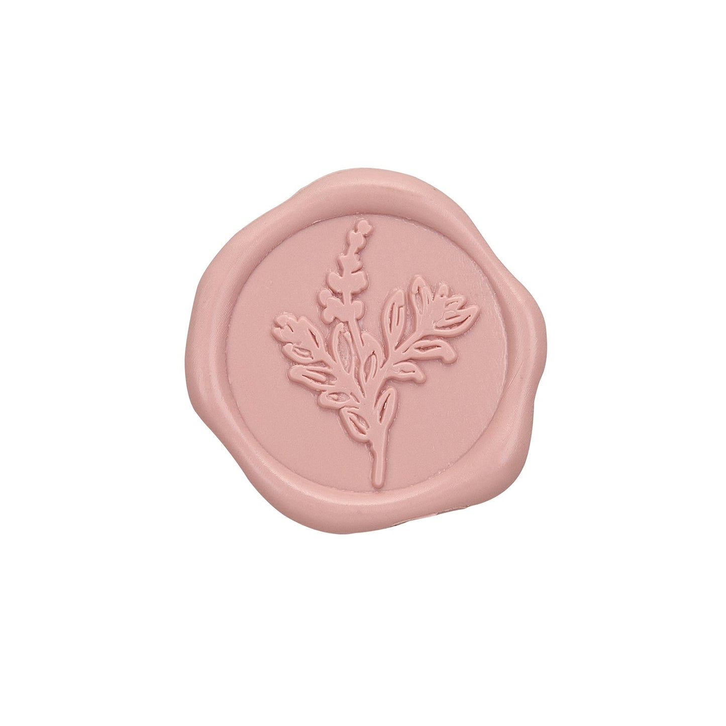 Botanical Adhesive Wax Seal Stickers for Envelopes and Invitations (25-Pack) 6 Colors