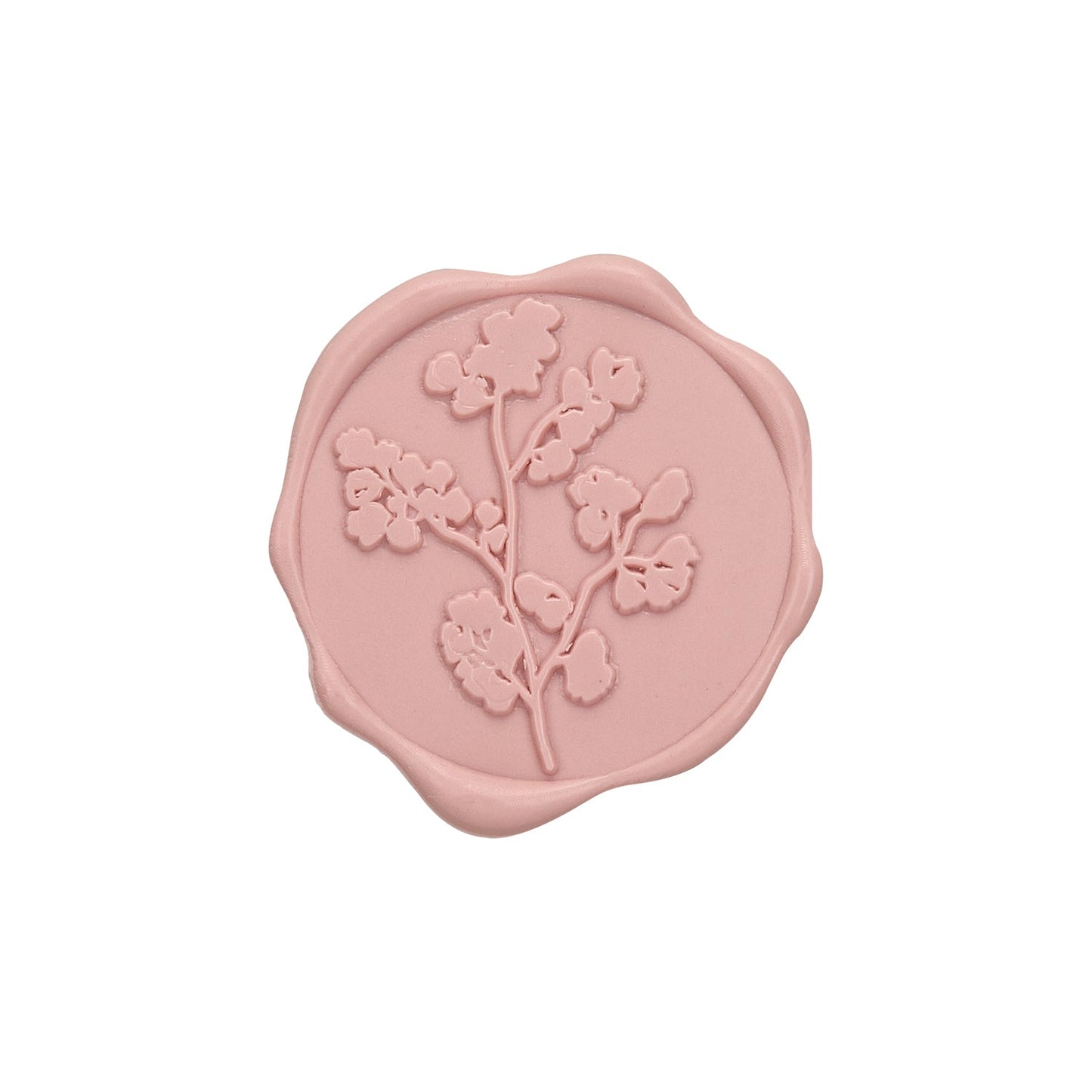 Maidenhair Adhesive Wax Seal Stickers for Envelopes and Invitations (25-Pack) 6 Colors