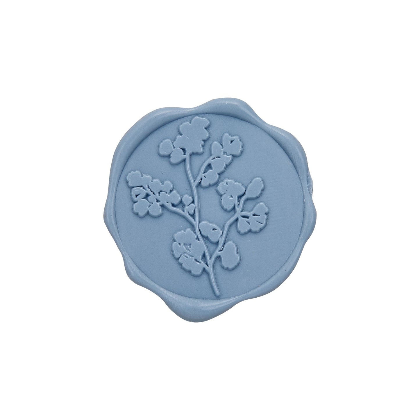 Maidenhair Adhesive Wax Seal Stickers for Envelopes and Invitations (25-Pack) 6 Colors