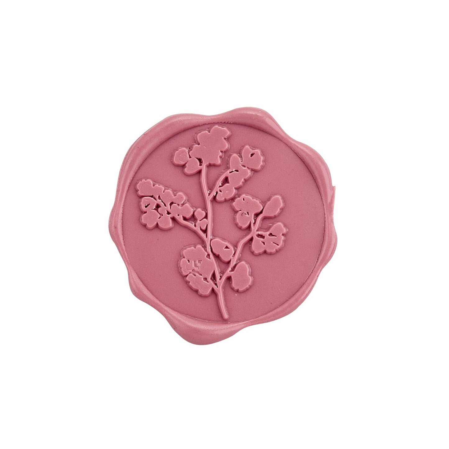 Maidenhair Adhesive Wax Seal Stickers for Envelopes and Invitations (25-Pack) 6 Colors