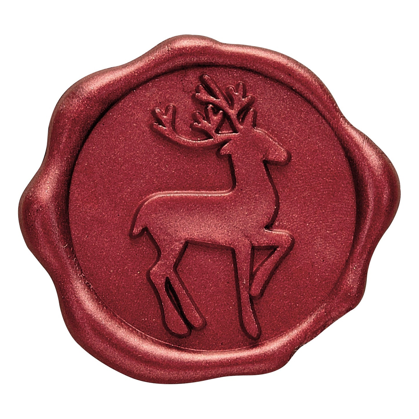 Assorted Christmas Adhesive Wax Seal Stickers for Christmas Cards and Holiday Mail (25-Pack)