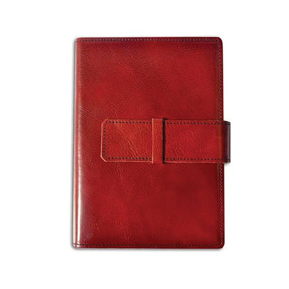 Manufactus Roma Refillable Leather Journal - 5x7 - Smooth Calfskin - Handcrafted in Italy