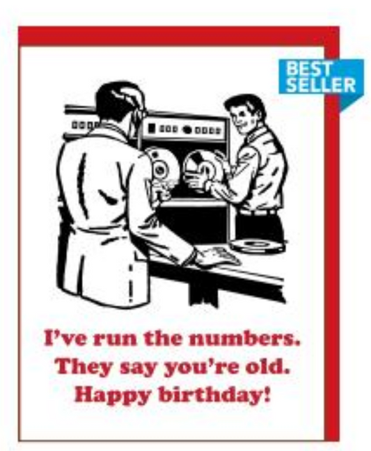 Run the numbers...old