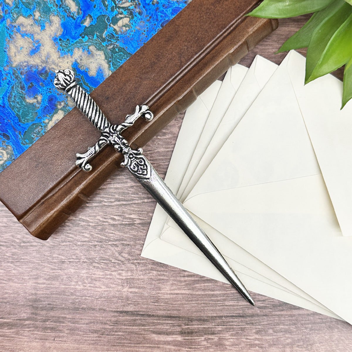Sword Letter Opener Italian Antique-style-7" Gift Box