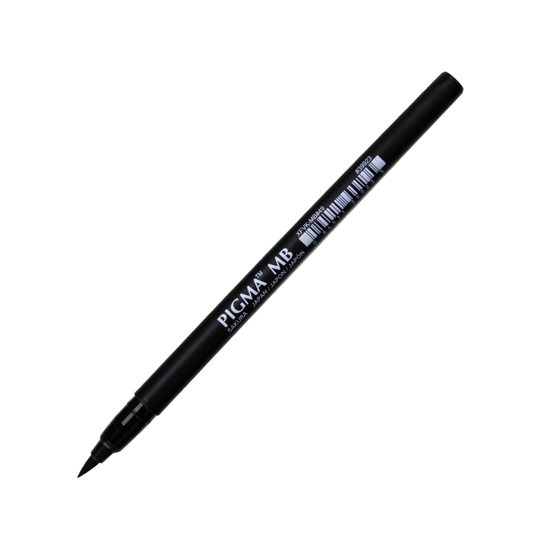 Sakura Pigma Professional Brush Pen - Medium, Black