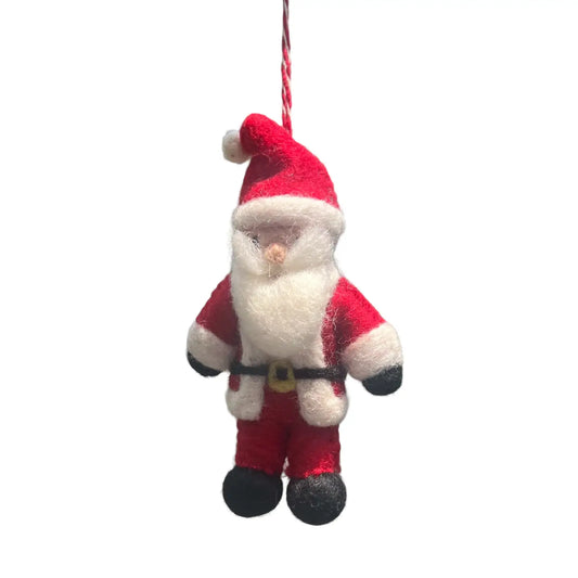 Santa Felt Ornament