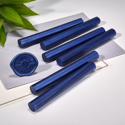 Sapphire Blue Premium Glue Gun Sealing Wax -Pack of 6
