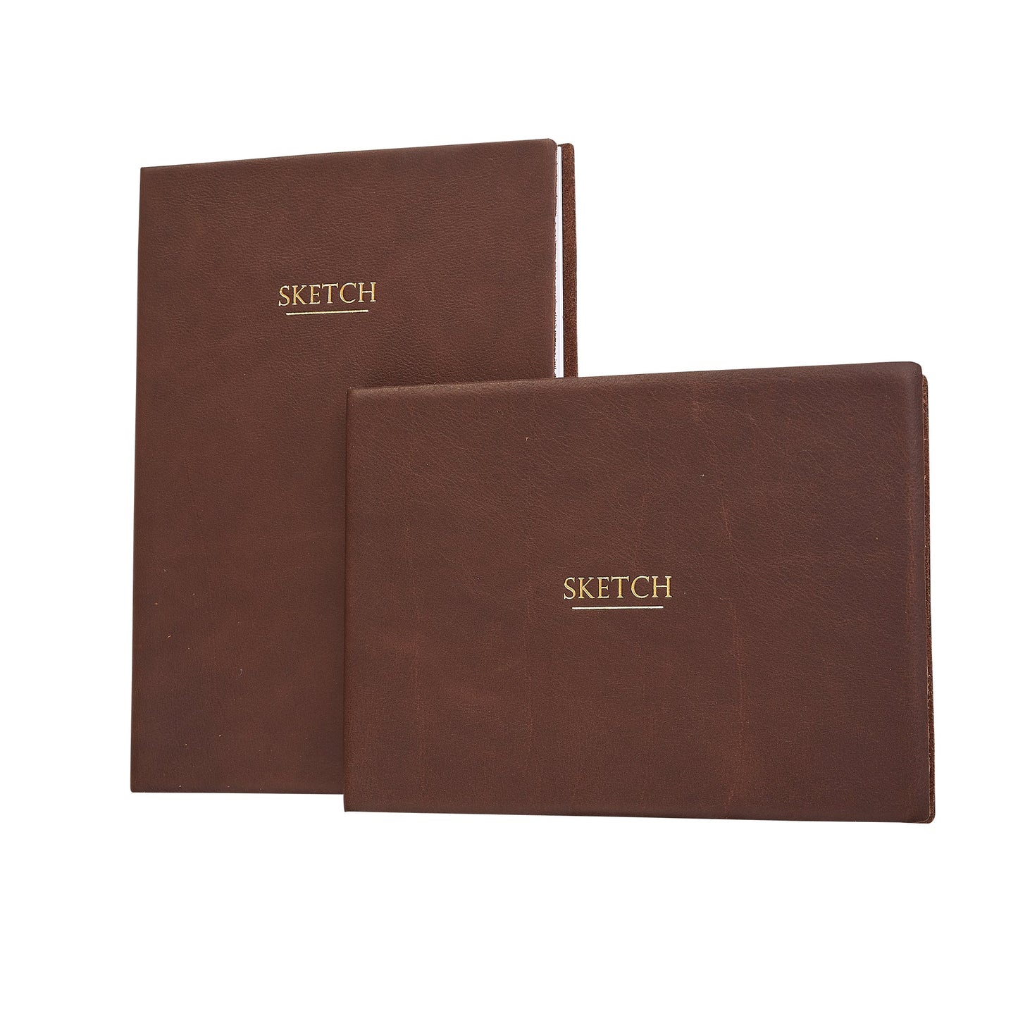 Leather Artisan Sketchbook -Hand crafted Italian Artisan Made-Vertical or Horizontal
