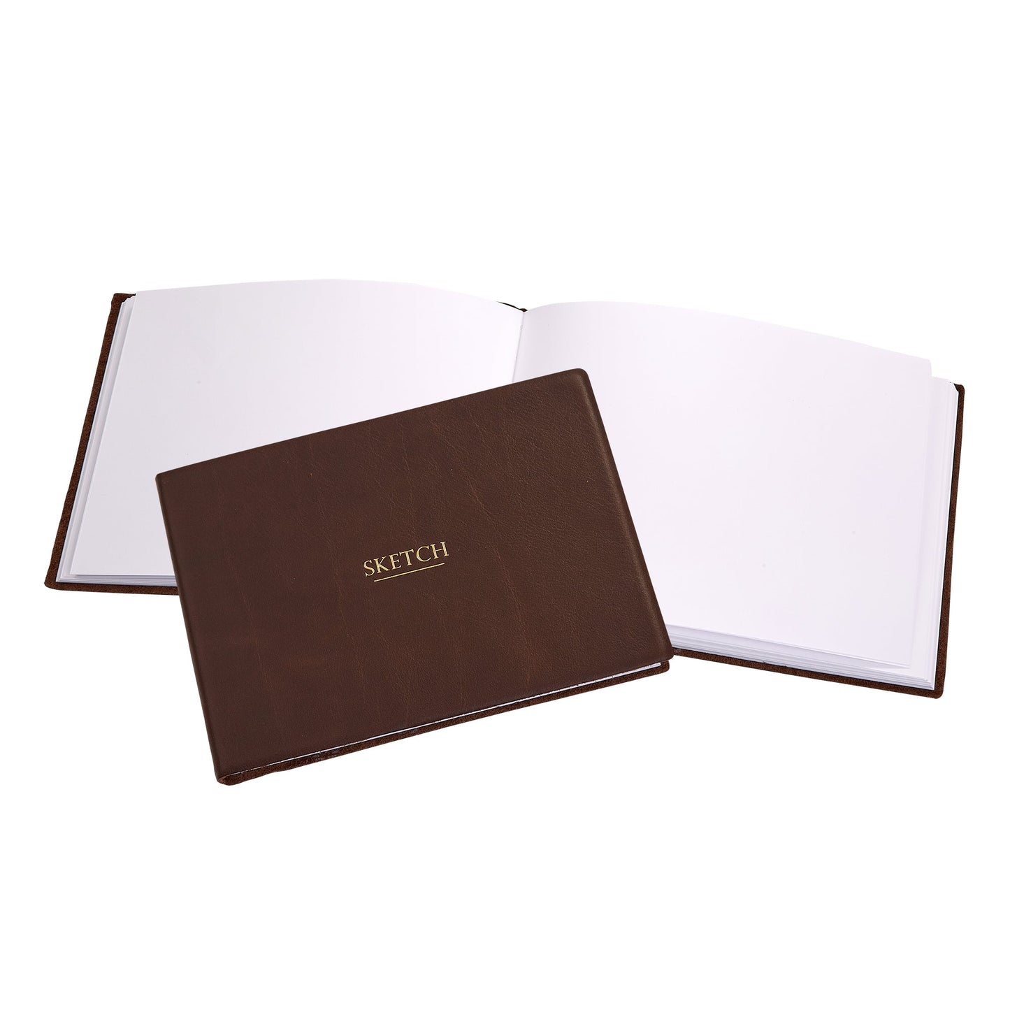 Leather Artisan Sketchbook -Hand crafted Italian Artisan Made-Vertical or Horizontal