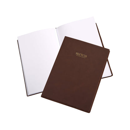 Leather Artisan Sketchbook -Hand crafted Italian Artisan Made-Vertical or Horizontal