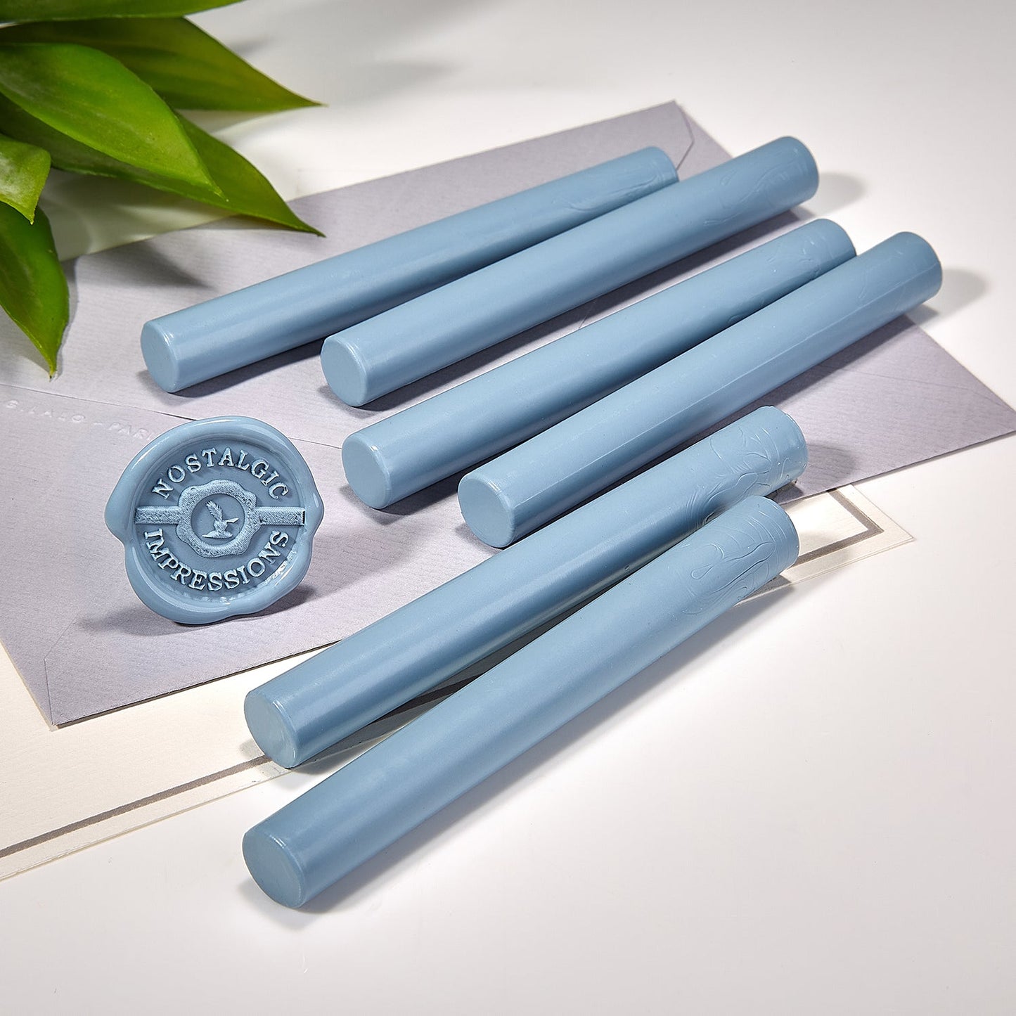 Slate Blue Premium Glue Gun Sealing Wax -Pack of 6