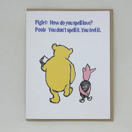 How do you spell love?