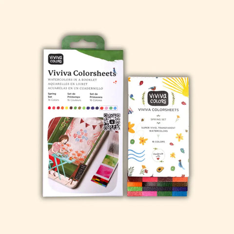 Spring Colorsheets - 16 Watercolors