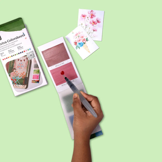 Spring Colorsheets - 16 Watercolors