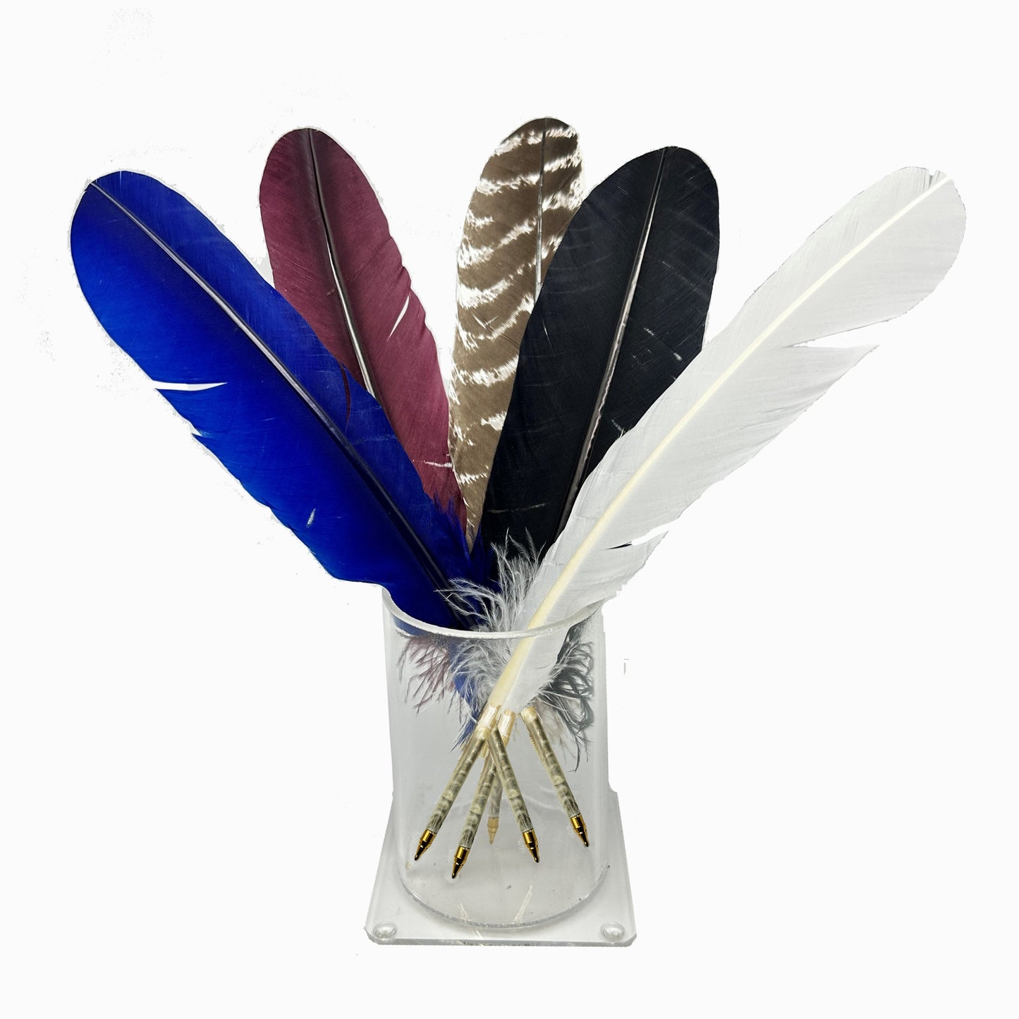 Turkey Feather Ballpoint Pen