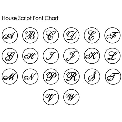 Initial Adhesive Wax Seal Stickers for Envelopes and Invitations (25-Pack)