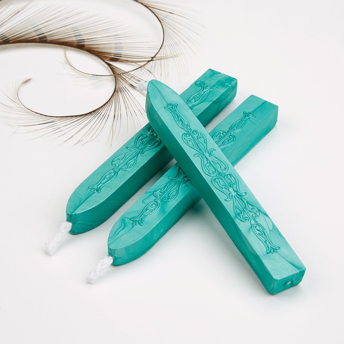 Pearl Jade (Teal) Flexible Premium Sealing Wax-Pack of 3 sticks