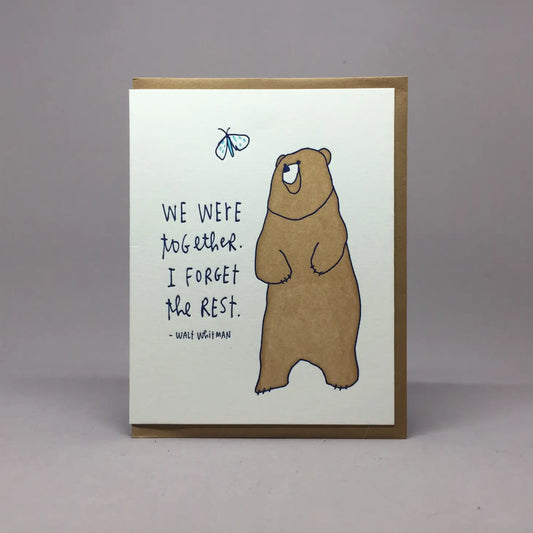 Together - Walt Whitman