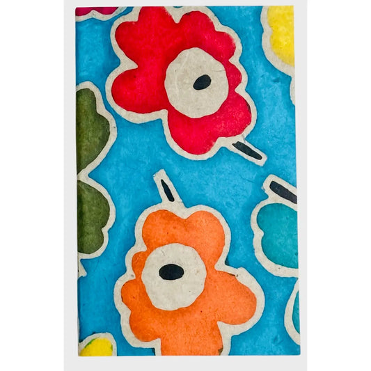 Turquoise Floral Journal